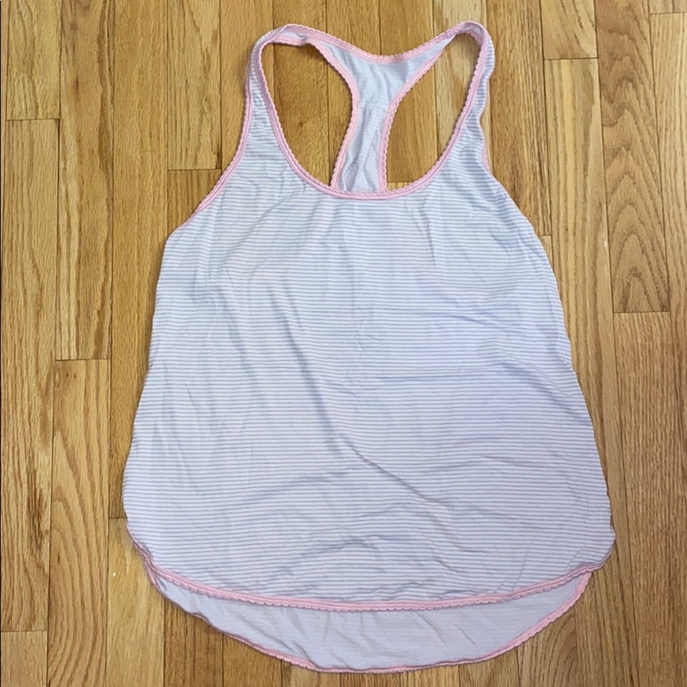 Lululemon Baby Pink Tank Size 10